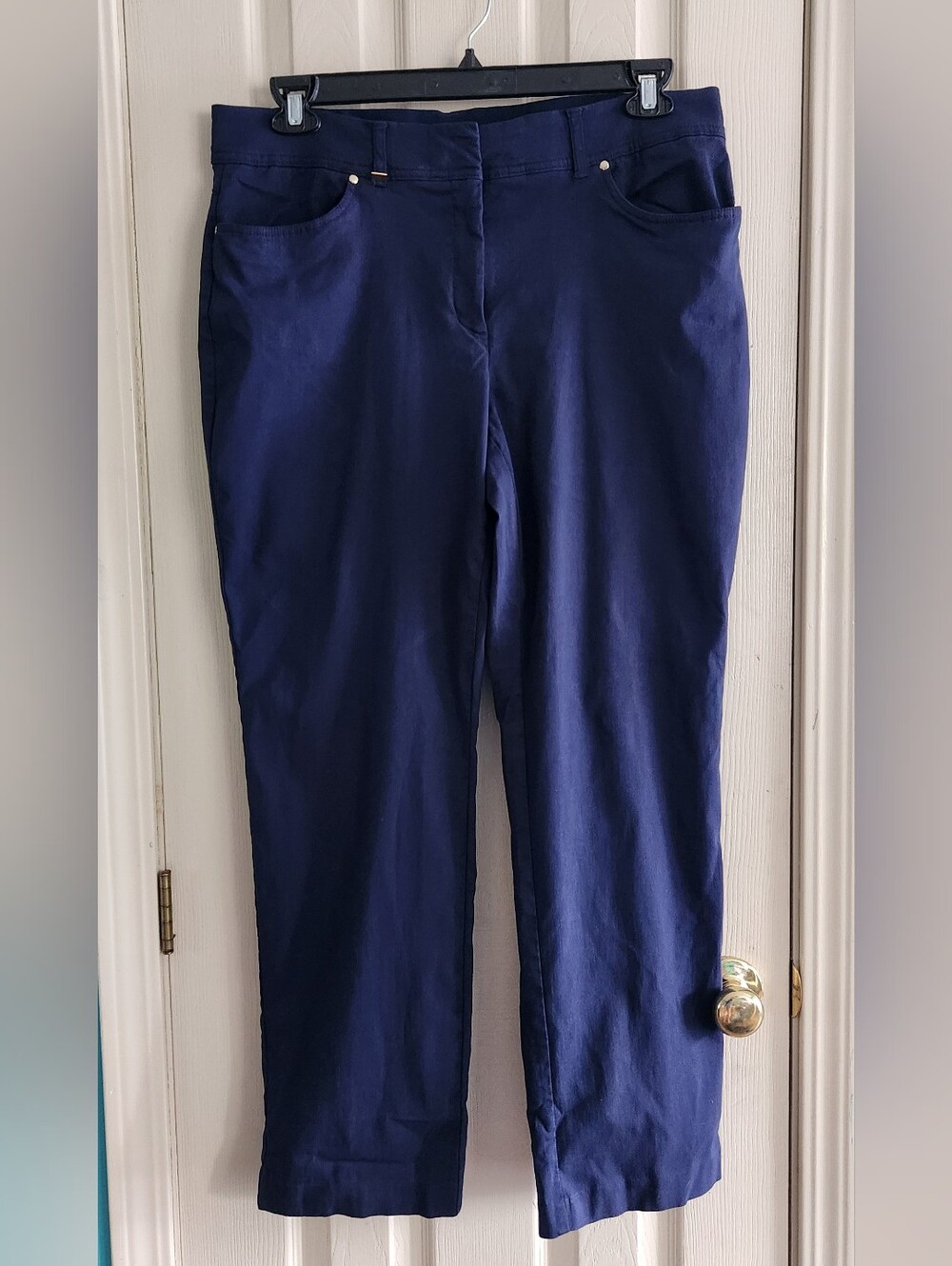 JM Collections Dark Navy Blue Women Trousers Size 14
